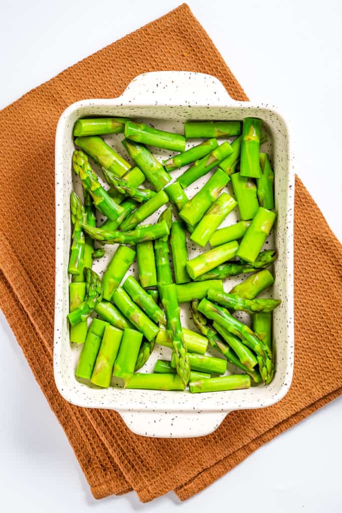 Easy, Cheesy Asparagus Casserole Recipe (45 Minutes!)