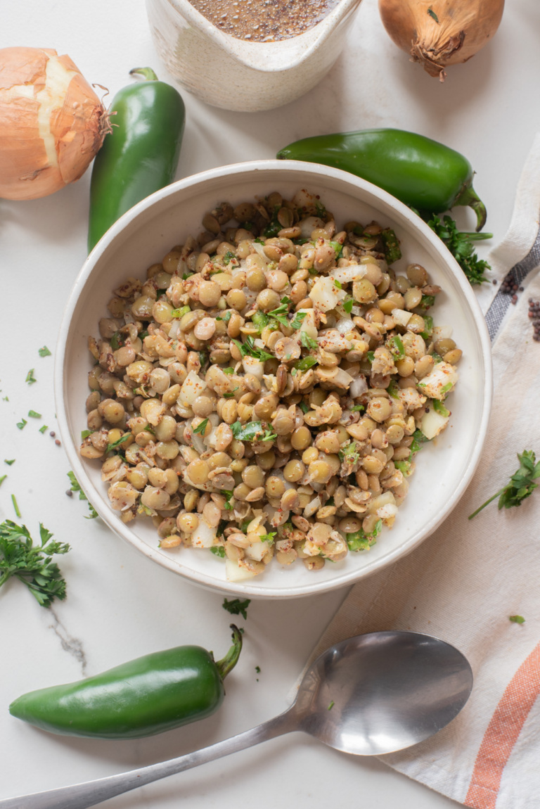 Azifa (Ethiopian Lentil Salad)