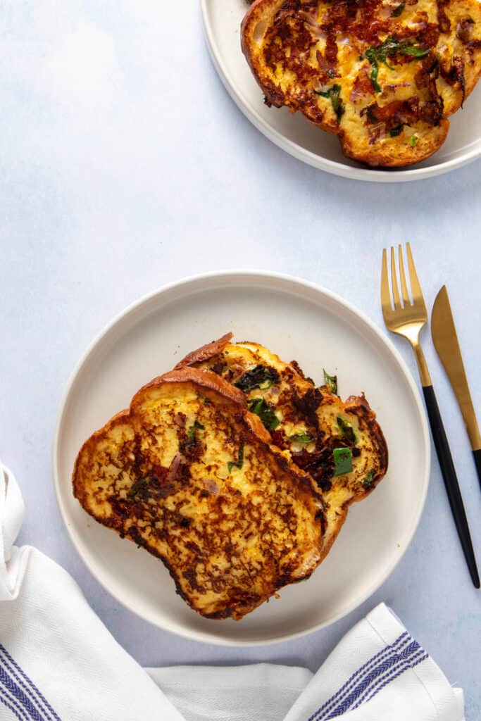 Savory Bombay Toast (Masala Toast)