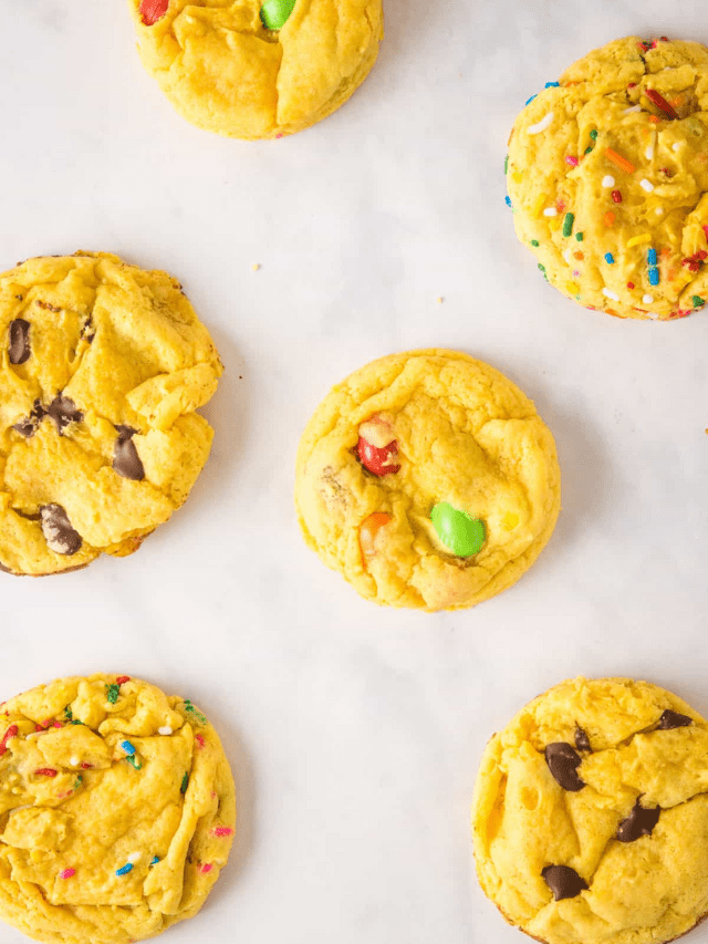 Easy Yellow Cake Mix Cookies