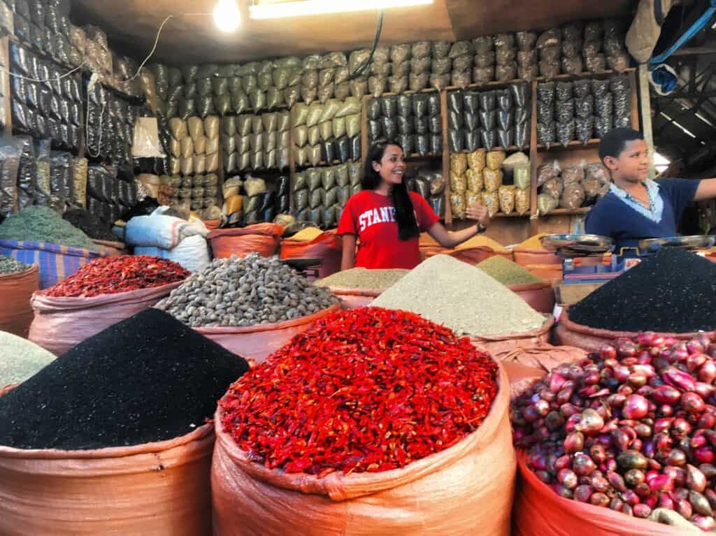 Spice market in Ethiopia