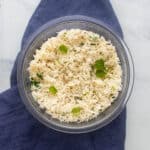 Bowl of jeera rice