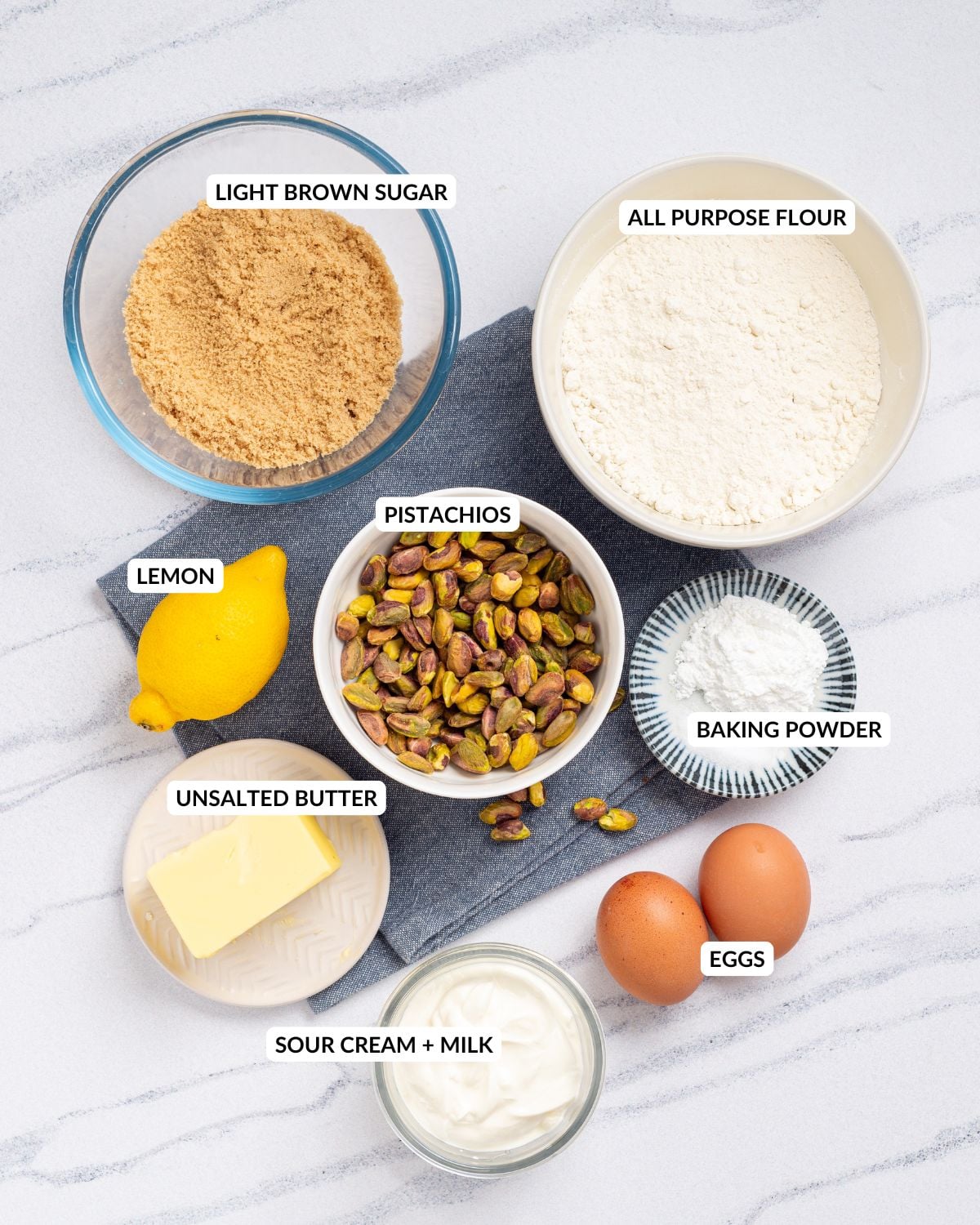 Ingredient image for Pistachio Muffins.