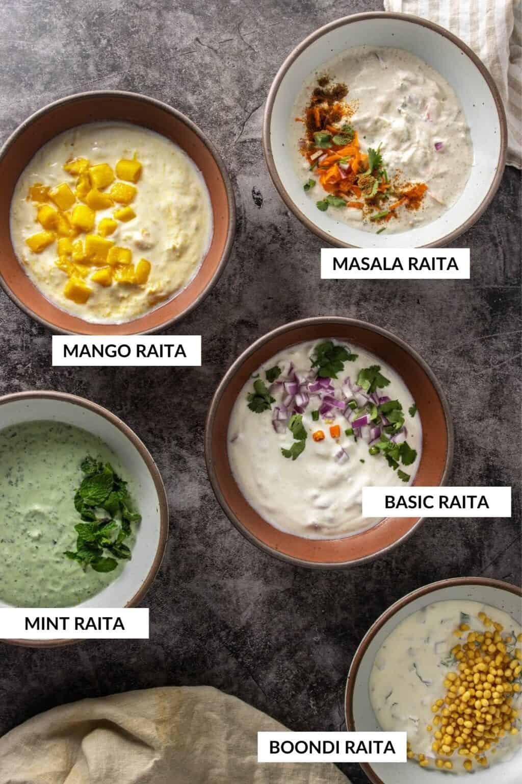 Boondi Raita (Easy Yogurt Dip with Fried Chickpea Balls) - Urban Farmie