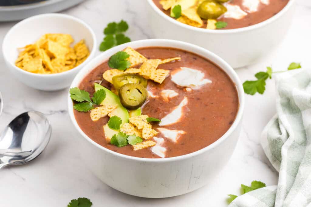 Slow Cooker Black Bean Soup