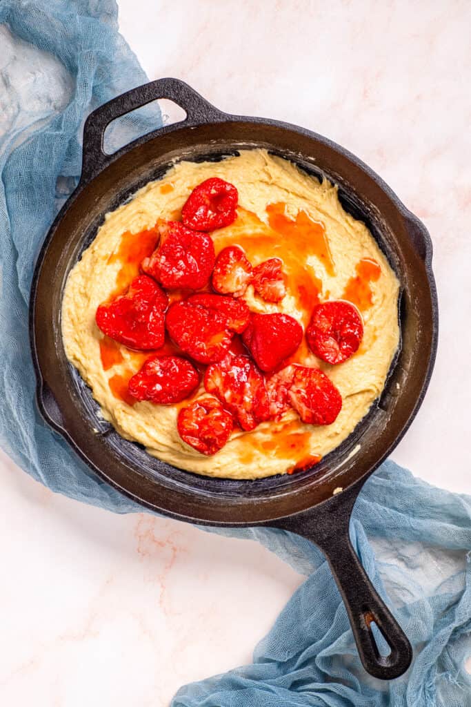 Strawberry Spoon Cake
