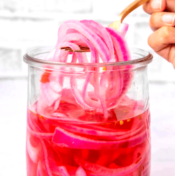Sweet and Spicy Pickled Onions