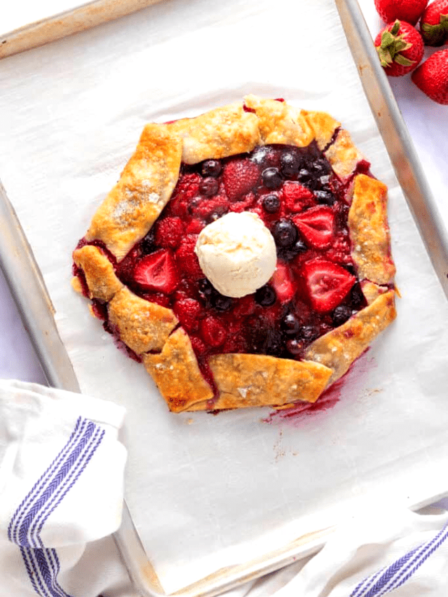 The Best Mixed Berry Galette