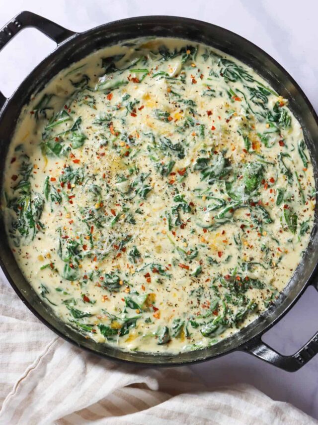 You'll Love This Spicy Creamed Spinach!