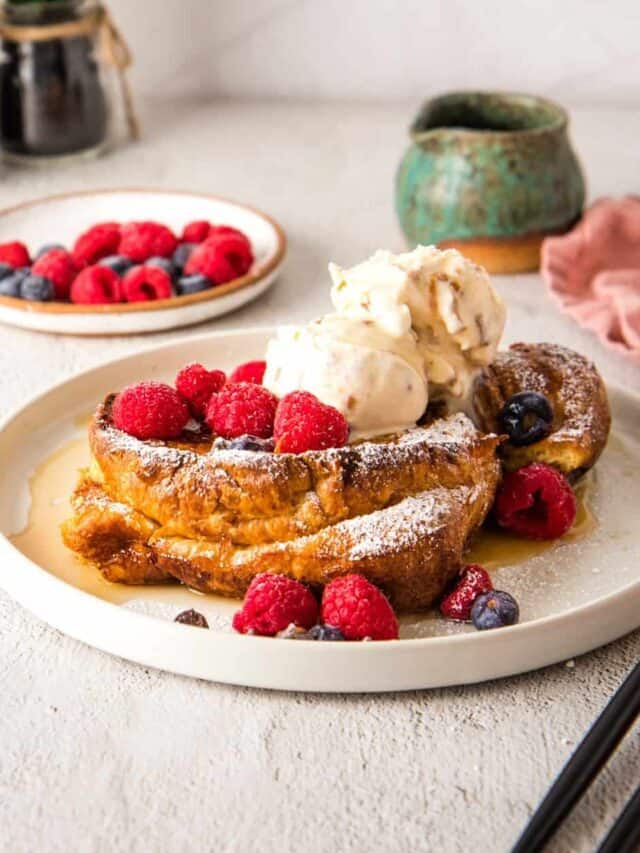 Easter Breakfast Croissant French Toast