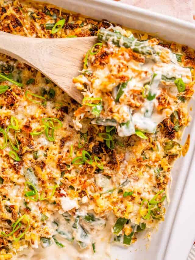 Simple Green Bean Casserole (Any Kind of Green Beans OK!)