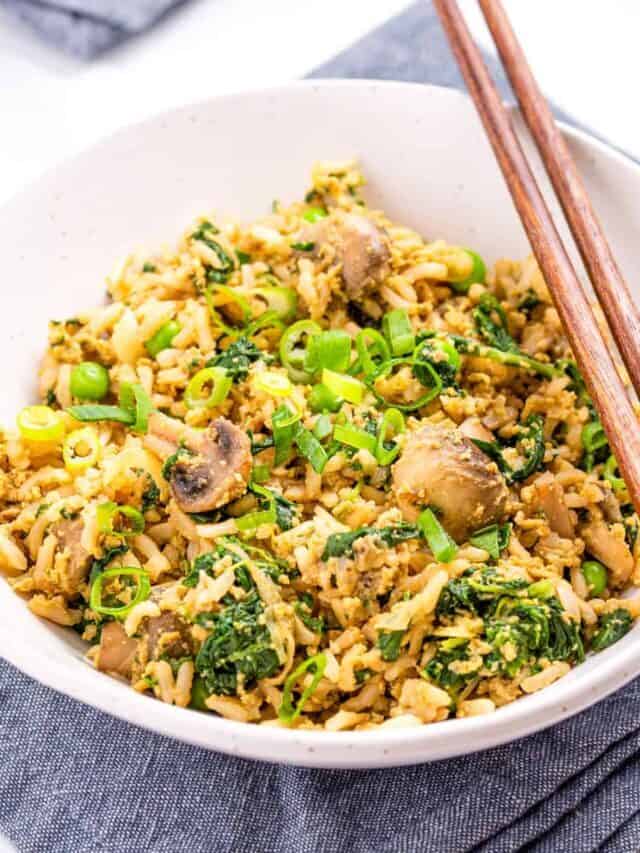 15 Minute Fried Rice Recipe with Leftover Rice!