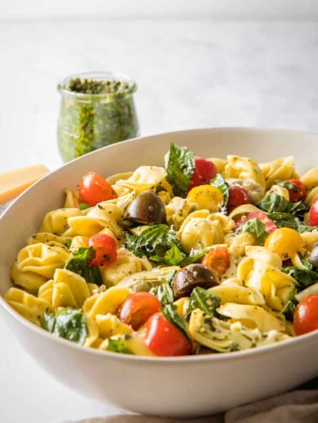 Easter Pasta Salad (with Pesto)