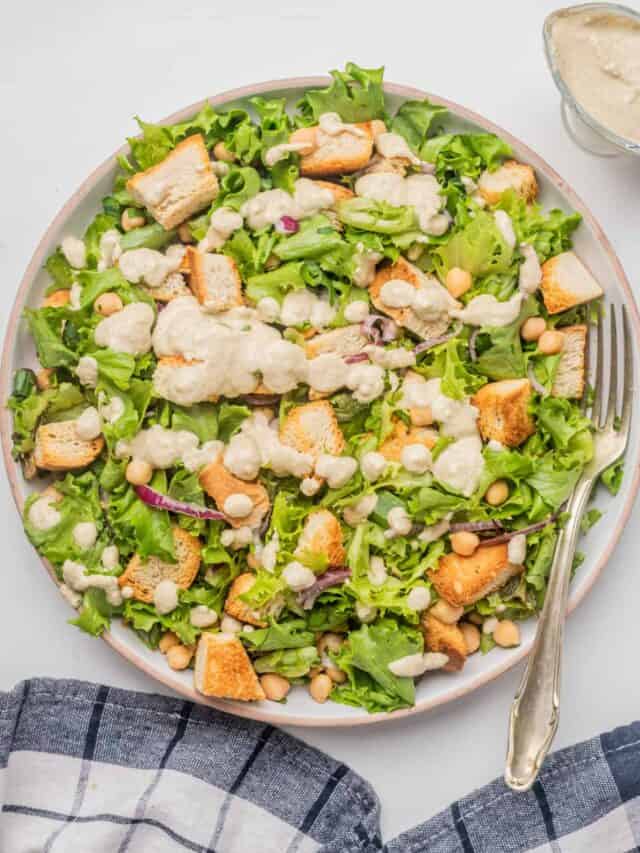 The Best Vegan Caesar Salad